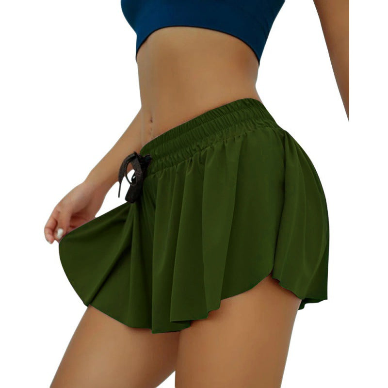 Flow Running Skort in Army