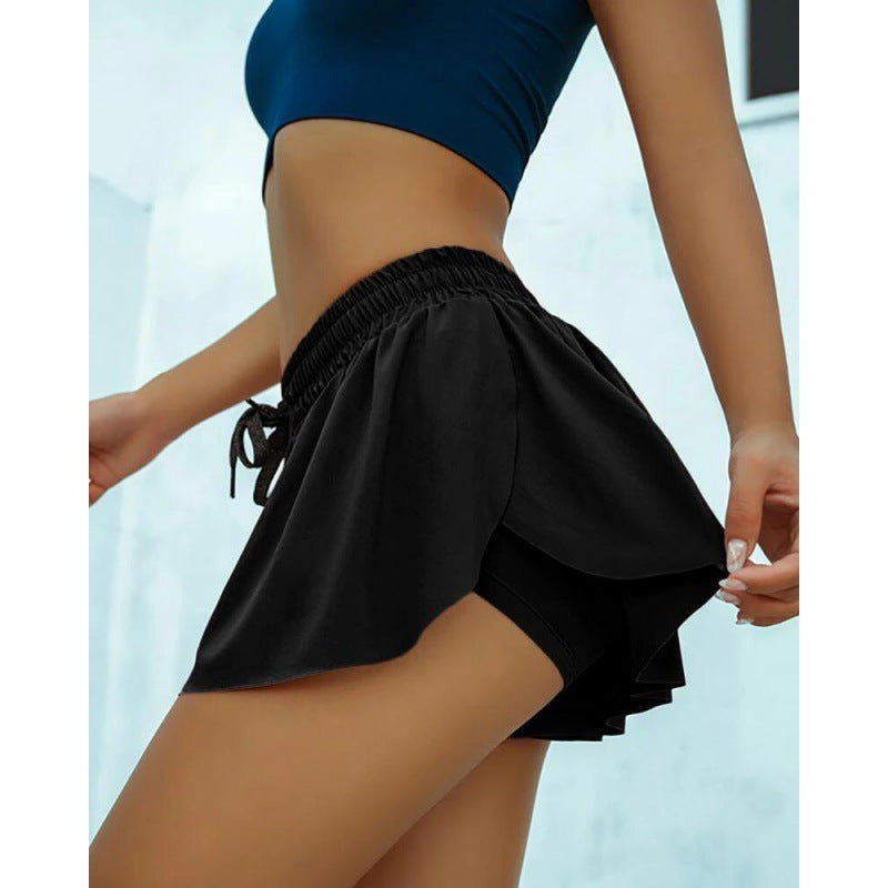 Flow Running Skort in Black