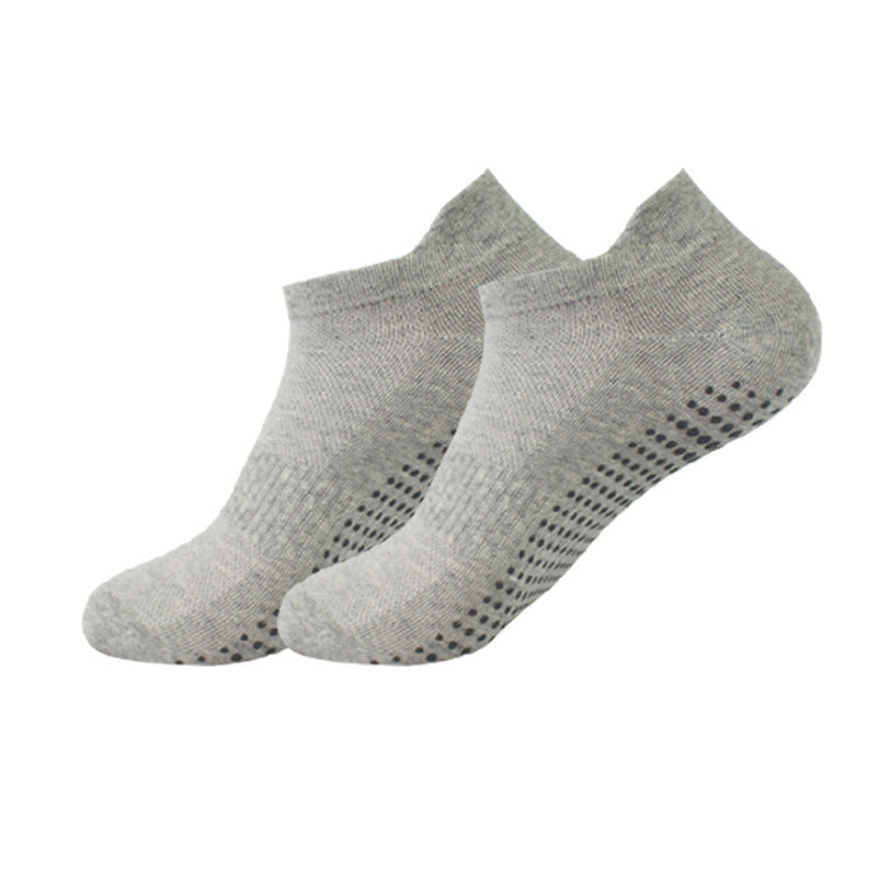 Pilates Grip Sock in Heather Grey